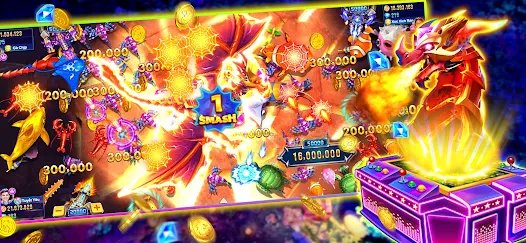Player selecting a fish game room on iq77 mobile browser